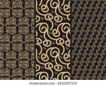 A luxury seamless floral pattern featuring bold vines and a unique texture, perfect for high-end textiles, wallpapers, packaging, and artistic design projects.