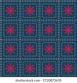 Patrón cuadrado floral inconsútil de lujo con motivos florales ornamentales simétricos enmarcados con bordes geométricos decorativos sobre un fondo azul marino. Este elegante diseño repetitivo es ideal para el Fondo de pantalla, tela textil, estampados de moda, envoltura de regalos, embalaje.