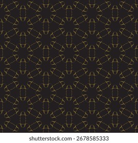 Luxury Seamless Geometric Line Pattern Vector for Wallpaper