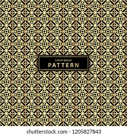 Luxury seamless geometric pattern