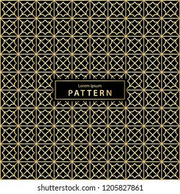 Luxury seamless geometric pattern