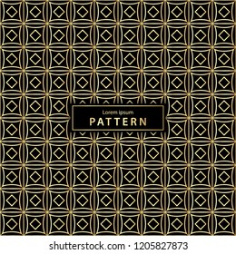 Luxury seamless geometric pattern