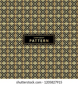 Luxury seamless geometric pattern