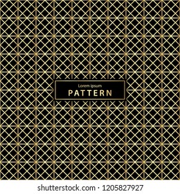 Luxury seamless geometric pattern