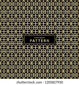 Luxury seamless geometric pattern