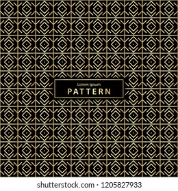 Luxury seamless geometric pattern