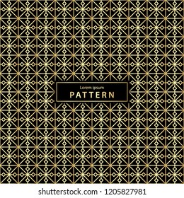 Luxury seamless geometric pattern