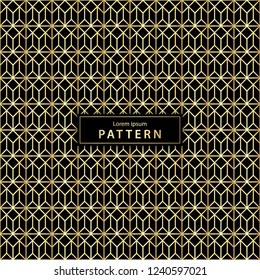 Luxury seamless geometric pattern