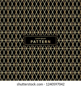 Luxury seamless geometric pattern