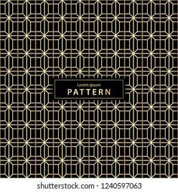 Luxury seamless geometric pattern