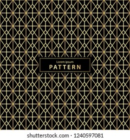 Luxury seamless geometric pattern