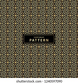 Luxury seamless geometric pattern