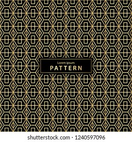 Luxury seamless geometric pattern