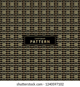 Luxury seamless geometric pattern