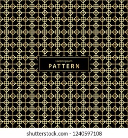 Luxury seamless geometric pattern