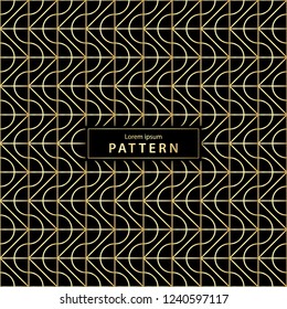Luxury seamless geometric pattern
