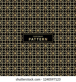 Luxury seamless geometric pattern