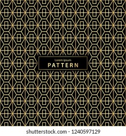 Luxury seamless geometric pattern