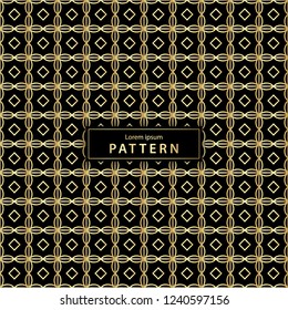 Luxury seamless geometric pattern