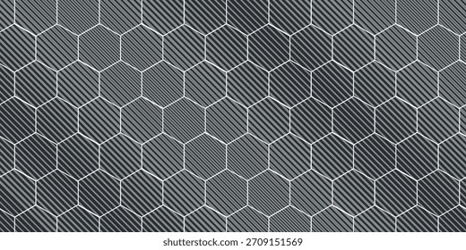 Patrón geométrico inconsútil de lujo - textura del gradiente de la rejilla. Fondo de Vector oscuro.