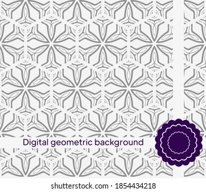 Luxury seamless geometric pattern. Vector illustration. For interior design.