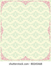 Luxury seamless gothic background. Vector