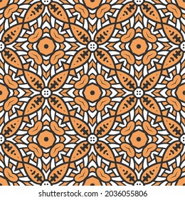 Un adorno impecable de lujo. Diseño de forma de patrón abstracto listo para imprimir