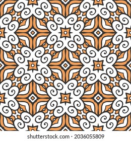 Luxury seamless ornament. Abstract pattern shape design ready for print