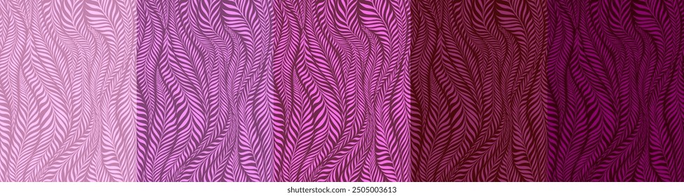 Luxury seamless pattern with leaves. Abstract floral background. Vector illustration.