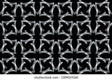 Luxury seamless pattern ornament in Eastern style. Vector illustration