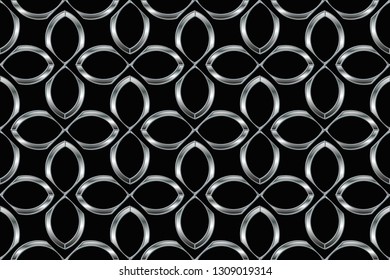 Luxury seamless pattern ornament in Eastern style. Vector illustration