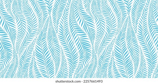 Luxury seamless pattern with palm leaves. Modern stylish floral background. Vector illustration.