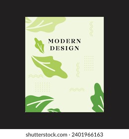 Lujo sin fisuras con hojas a rayas. Elegante fondo floral de estilo lineal minimalista. Elemento de diseño de arte de línea de moda. Ilustración vectorial.