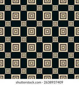 Luxury seamless Textile vector with soft gold lines abstract on dark Background. the abstract art for Textile Print, vector illustration. Gold minimalist Seamless style