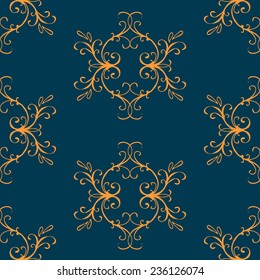 Luxury seamless with vintage pattern. Vector illustration