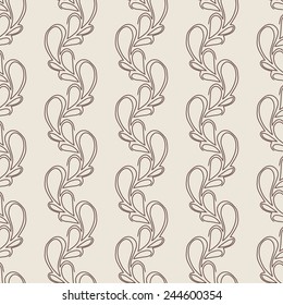Luxury seamless with vintage pattern. Vector illustration