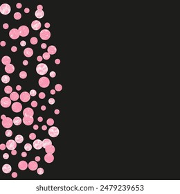 Luxus-Pailletten. Explosionsdarstellung. Pink Grunge Einladung. Verlobungs-Bildschirmhintergrund. Dekorationsangebot. Golden Splatter Spray. In: Rose Glittery Broschüre. Goldene Luxuspailletten