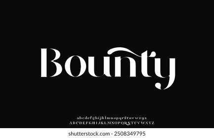 Fonte serif de luxo em estilo moderno. Elegante casamento alfabeto letras fonte e número. Tipografia Luxo clássico lettering serif fontes decorativo vintage retro logo.
