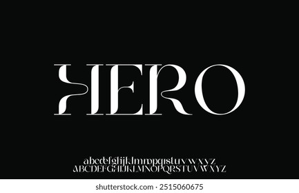 Luxury serif font in modern style. Elegant wedding alphabet letters font and number. Typography Luxury classic lettering serif fonts decorative vintage retro logo