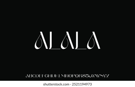 Luxury serif font in modern style. Elegant wedding alphabet letters font and number. Typography Luxury classic lettering serif fonts decorative vintage retro logo