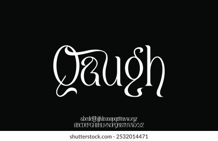 Luxury serif font in modern style. Elegant wedding alphabet letters font and number. Typography Luxury classic lettering serif fonts decorative vintage retro logo