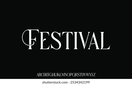 Luxury serif font in modern style. Elegant wedding alphabet letters font and number. Typography Luxury classic lettering serif fonts decorative vintage retro logo