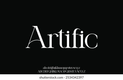 Luxury serif font in modern style. Elegant wedding alphabet letters font and number. Typography Luxury classic lettering serif fonts decorative vintage retro logo