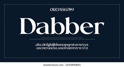 Luxury Serif Font in modern style with a big set of different ligatures, this typeface can be used for logos