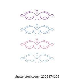 LUXURY SHAPE DESIGN CORNER PERFECT FOR WEDDING INVITATIONS, TAGS, LABELS