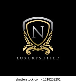 Luxury Shield Guard N Letter Logo