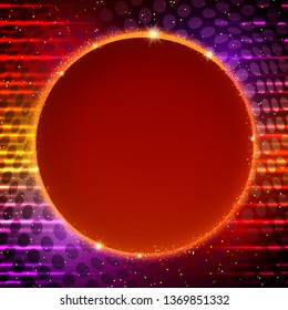 Luxury shining colorful background. Design for presentation, concert, show. Vector illustration