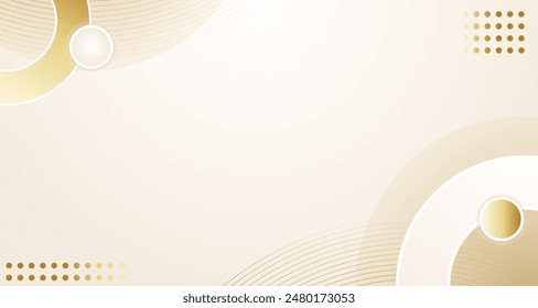 luxury shiny gold gradient background with golden wave thin line papercut design. Premium 3d abstract vector bronze gold glwoing 3d wallpaper