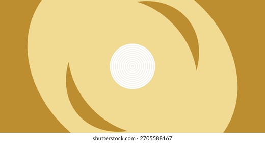 luxury shiny gold gradient background with golden wave thin line papercut design. illustration eps 10.