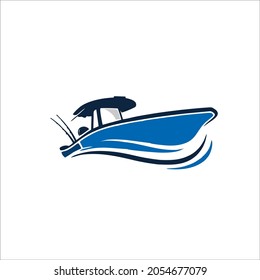 diseño de logotipo de barco de lujo para su identidad corporativa